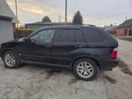 2004 BMW X5 4.4i I (E53) Рестайлинг, чёрный, 1000000 рублей, вид 4