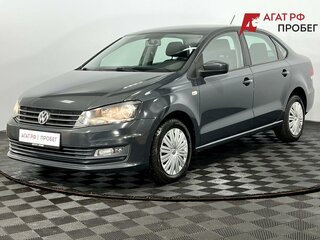 2016 Volkswagen Polo V Рестайлинг, серый, 1090000 рублей, вид 2