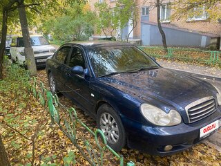 2007 Hyundai Sonata ТагАЗ IV (EF) Рестайлинг, синий, 295000 рублей, вид 2