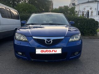 2007 Mazda 3 I (BK) Рестайлинг, синий, 490000 рублей, вид 4