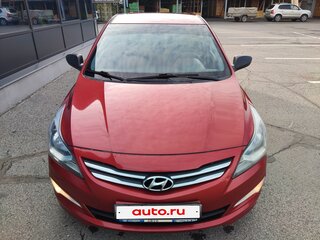 2014 Hyundai Solaris I Рестайлинг, красный, 860000 рублей, вид 2