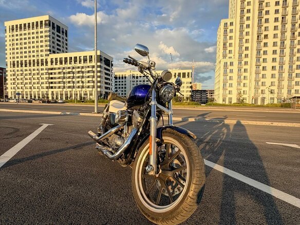 2015 Harley-Davidson Sportster 883, синий - вид 9