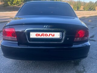 2007 Hyundai Sonata ТагАЗ IV (EF) Рестайлинг, чёрный, 650000 рублей, вид 3