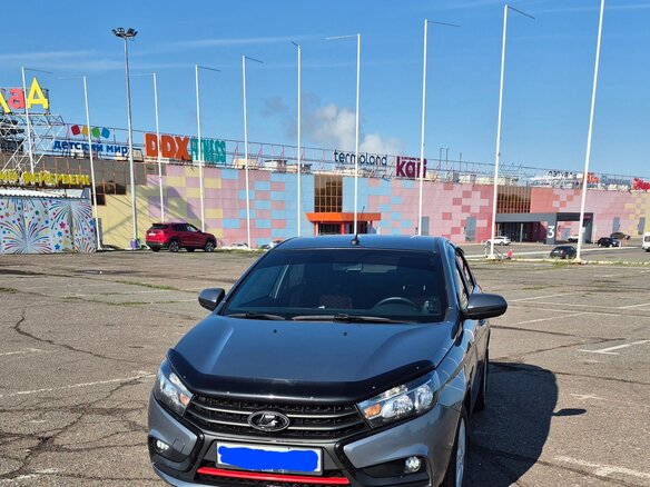 2019 Lada (ВАЗ) Vesta I, серый, 950000 рублей - вид 3