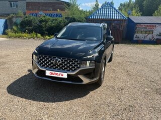 2021 Hyundai Santa Fe IV Рестайлинг, чёрный, 3800000 рублей, вид 3