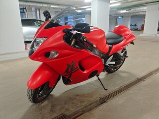 2008 Suzuki GSX 1300 R Hayabusa, оранжевый, 730000 рублей, вид 2