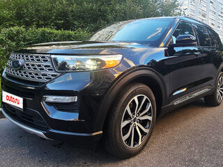 2020 Ford Explorer VI, чёрный, 4900000 рублей, вид 1