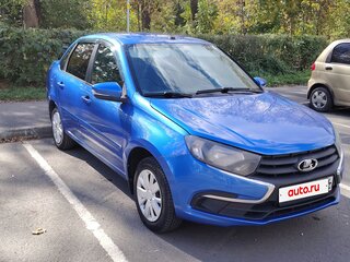 2018 Lada (ВАЗ) Granta I Рестайлинг, синий, 690000 рублей, вид 3