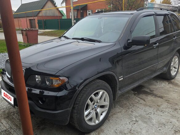 2004 BMW X5 4.4i I (E53) Рестайлинг, чёрный, 900000 рублей