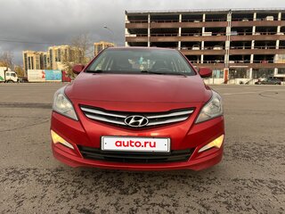 2016 Hyundai Solaris I Рестайлинг, красный, 920000 рублей, вид 2