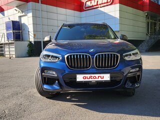 2019 BMW X3 M40d III (G01), синий, 5900000 рублей, вид 4