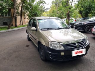 2013 Renault Logan I Рестайлинг, бежевый, 440000 рублей, вид 2