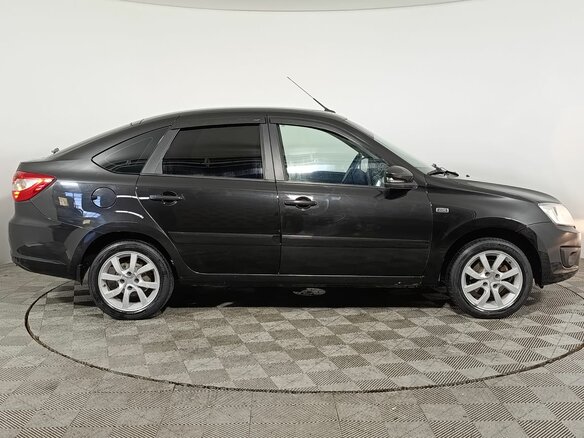 2015 Lada (ВАЗ) Granta I, чёрный, 540000 рублей - вид 7