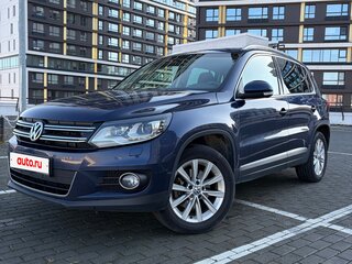 2013 Volkswagen Tiguan I Рестайлинг, синий, 1399990 рублей, вид 1
