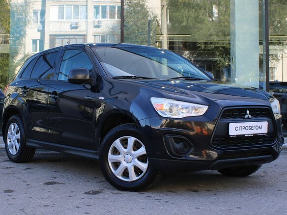 2012 Mitsubishi ASX I Рестайлинг, чёрный, 1090000 рублей - вид 2
