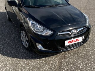 2011 Hyundai Solaris I, чёрный, 820000 рублей, вид 4