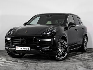 2015 Porsche Cayenne Turbo II Рестайлинг (958), чёрный, 3699000 рублей, вид 1
