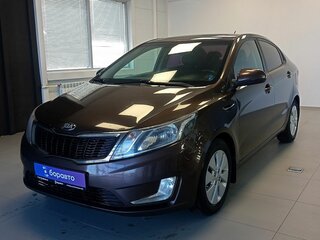 2014 Kia Rio 6-speed III, коричневый, 800000 рублей, вид 1