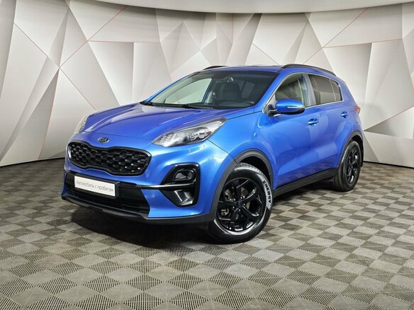 2021 Kia Sportage IV Рестайлинг, синий, 2319000 рублей