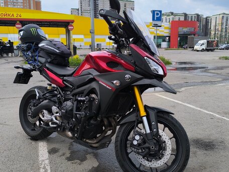 2015 Yamaha MT-09 Tracer (FJ-09), красный, 770000 рублей, вид 1