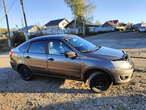 2016 Lada (ВАЗ) Granta I, коричневый, 422000 рублей - вид 6