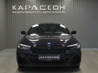 2021 BMW 5 серии 530e xDrive VII (G30/G31/G38) Рестайлинг, синий, 4700000 рублей, вид 3
