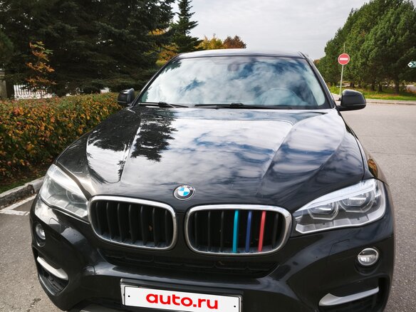 2015 BMW X6 30d II (F16), чёрный, 3750000 рублей - вид 1
