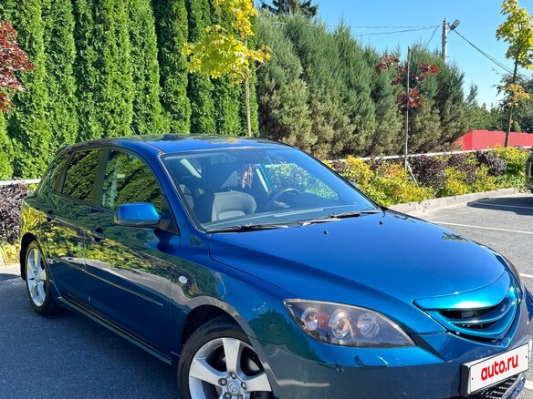 2007 Mazda 3 I (BK) Рестайлинг, синий, 499000 рублей