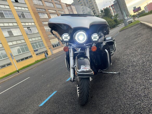 2011 Harley-Davidson Electra Glide, серый, 990000 рублей - вид 13