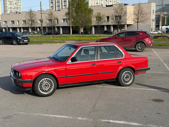 1987 BMW 3 серии 316 II (E30), красный, 500000 рублей - вид 7