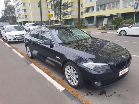 2013 BMW 5 серии 520i VI (F10/F11/F07), чёрный, 1430000 рублей, вид 1