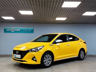 2021 Hyundai Solaris II Рестайлинг, жёлтый, 869000 рублей, вид 1