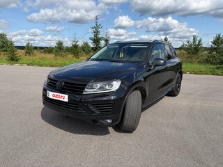 2018 Volkswagen Touareg II Рестайлинг, чёрный, 3490000 рублей, вид 2