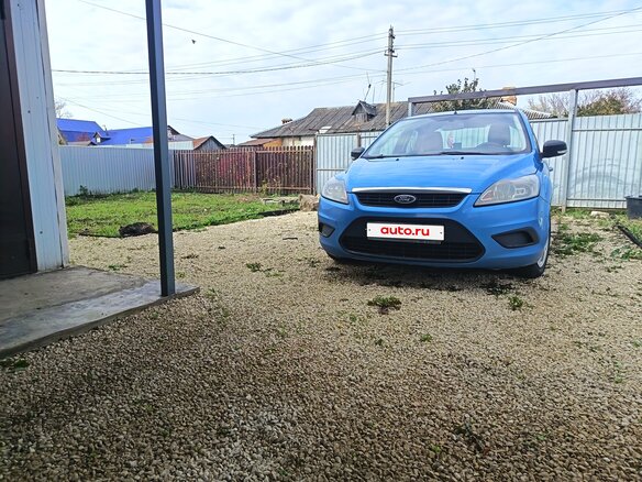 2008 Ford Focus II Рестайлинг, голубой, 460000 рублей - вид 2
