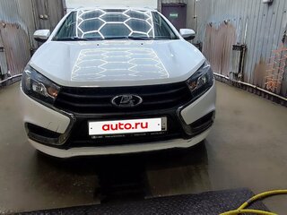 2019 Lada (ВАЗ) Vesta SW I, белый, 950000 рублей, вид 3