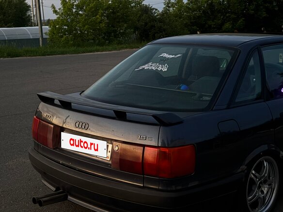 1990 Audi 80 IV (B3), синий, 300000 рублей - вид 7