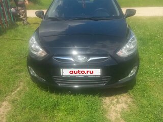 2011 Hyundai Solaris I, чёрный, 790000 рублей, вид 1