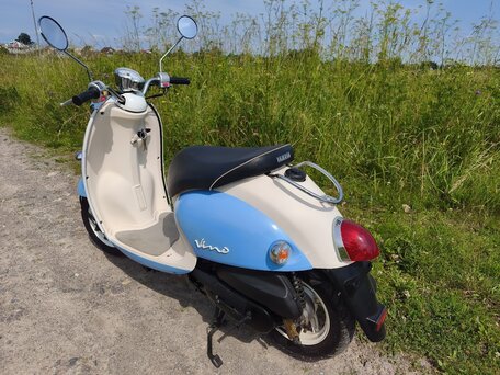 2007 Yamaha Vino 50, голубой, 75000 рублей, вид 4