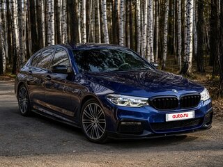 2017 BMW 5 серии 520d VII (G30/G31/G38), синий, 3050000 рублей, вид 1