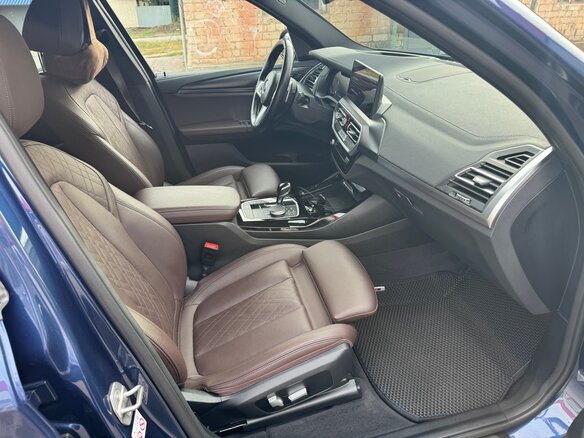 2022 BMW X3 30i xDrive III (G01) Рестайлинг, синий, 4700000 рублей - вид 6