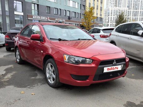 2008 Mitsubishi Lancer X, красный, 580000 рублей, вид 2