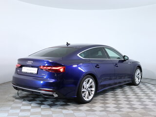 2022 Audi A5 Sportback 45 TFSI II (F5) Рестайлинг, синий, 4100000 рублей, вид 5