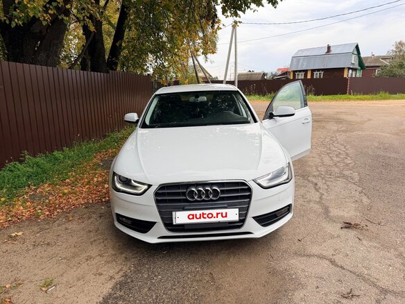 2012 Audi A4 IV (B8) Рестайлинг, белый, 1490000 рублей - вид 1