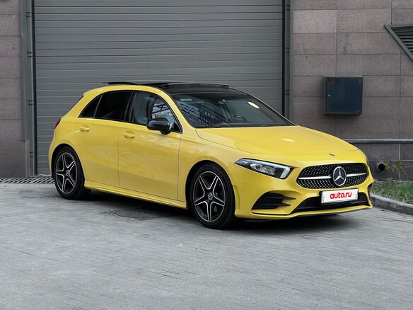 2019 Mercedes-Benz A-Класс 200 IV (W177), жёлтый, 2280000 рублей - вид 1