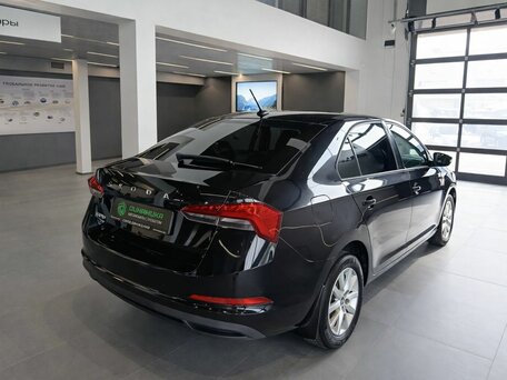 2021 Skoda Rapid II, чёрный, 1260000 рублей, вид 4