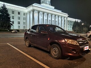 2012 Lada (ВАЗ) Granta I, красный, 370000 рублей, вид 1