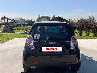 2012 Chevrolet Spark III, чёрный, 599000 рублей, вид 4