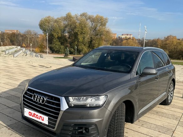 2018 Audi Q7 II (4M), серый, 4000000 рублей