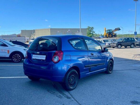2010 Chevrolet Aveo I Рестайлинг, синий, 135000 рублей - вид 3