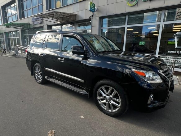 2013 Lexus LX 570 III Рестайлинг, чёрный - вид 11